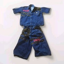 Vintage Tim's Two Piece 90's Hip-Hop Denim Shirt And Short Jeans - Made In USA  picture