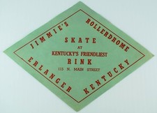 1930's-50's Jimmie's Rollerdome, Erlanger Kentucky Label B2 picture