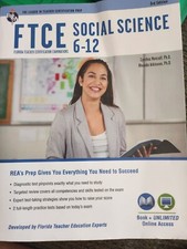FTCE Social Science 6-12 by Cynthia Metcalf (2017, Trade Paperback, Revised... picture
