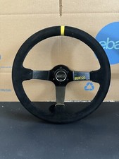 350mm Deep Dish Steering Wheel - Fit 6 hole Hub Like Vertex Nardi NRG Grip picture