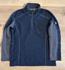 KÜHL 1/4 zip fleece pullover with a mock neck collar. Size Men’s Large. picture