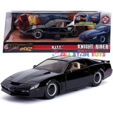 1982 PONTIAC FIREBIRD BLACK W/LIGHT K.I.T.T. KNIGHT RIDER 1/24 MODEL JADA 30086 picture
