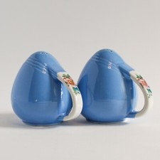 VINTAGE HALL'S SUPERIOR QUALITY KITCHENWARE ROSE PARADE SALT AND PEPPER SHAKERS picture