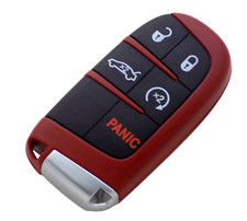 2019-2023 DODGE CHALLENGER CHARGER FULL HP RED REMOTE KEY FOB  68394203 NEW OEM picture