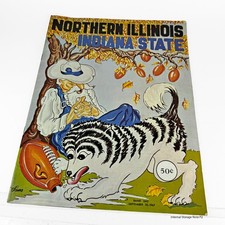 Vintage 1967 Northern Illinois Indiana State Football Program Band Day 50¢ picture