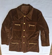 70’s Vtg Towncraft Suede Jacket Men’s Western Ranch Lined Snap Closure picture