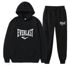 Vintage Everlast Sport Hoodie Mens XL Navy Blue Spell Out Boxing Sweatshirt picture