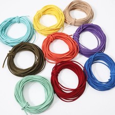 3mm Faux Suede Leather Cord 10 Yards Black Brown String Bracelet Necklace Crafts picture