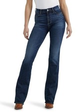 Wrangler Women's Bespoke High Rise Lacey Bootcut Jean Comfort Bottoms Denim New picture