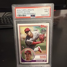 2018 Topps Update SHOHEI OHTANI 1983 PSA 9 MINT #83-2 Rookie  picture