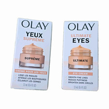 2x Olay Ultimate Eyes Under Eye Cream Dark Circles Puffiness Wrinkles 0.4 oz picture