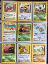 Vintage Pokémon Card Lot Binder Collection w/ Holo & Rares 1999-2001 WotC Sets picture