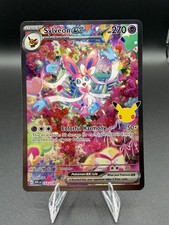 Pokémon TCG Sylveon ex 153/128 30th Celebrations English NM IN HAND picture