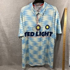 RSVLTS Ted Light Breakfast Balls Polo Shirt Mens 4XL Golf Stretch picture