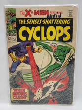 X-MEN #45 - June 1968 Marvel Comics - 1st X-Men Cross Over WHEN MUTANTS CLASH picture