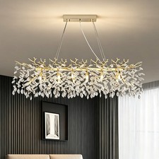 Elegant Crystal Chandelier Hallway Creative Decorative Chandelier Dimmable picture