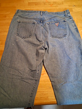 Vintage Guess Light Wash Button Fly Women's Jeans Size 34 picture