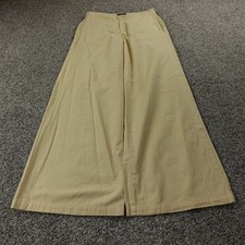 NEW Anthropologie Pants Womens 6 Yellow Chino Trouser Wide Leg Boho USA VTG Y2K picture