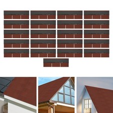 Roofing Shingles Asphalt Shingles Roof Tiles 21Pcs Asphalt Roof Shingles 2.7mm picture