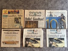 SPECIAL EDITIONS OF TULSA WORLD NEWSPAPERS RE: SPECIAL EVENTS (Y2K, 100 YR.,ETC) picture