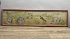 Beatrix Potter Vintage Nursery Frieze Panel 2 Framed Print Frederick Warne 38x10 picture
