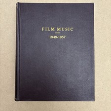 RARE Film Music Notes Periodical Volumes 1949-1957 Bound Hardcover Book picture