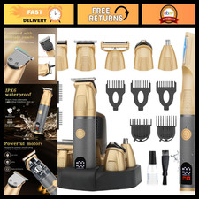 All-in-One Waterproof Beard & Body Trimmer for Men, Grooming Kit, Hair Clipper picture