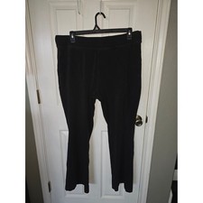 Duluth Trading Co Black Wide-Leg Pull-On Pants picture