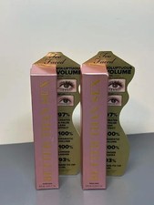 2x Too Faced Better Than Sex Mascara Black - 0.27oz each Full Size NIB picture