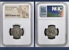 Emperor Nero Alexandria Egypt Genuine Roman Tetradrachm 54-68AD NGC Graded Fine picture