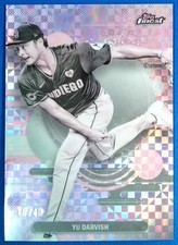 Yu Darvish /40 Pearl Checkerboard Padres 2025 Topps Finest Uncommon #157 picture