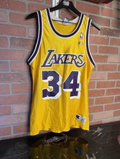 Vintage Los Angeles Lakers Shaq Jersey Vtg Adult Size Medium  picture