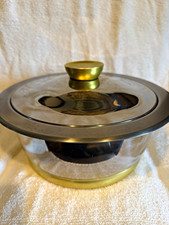 Vintage 1981 Kuhn Rikon Durotherm 22cm Thermal Serving Casserole Pot Swiss Made picture