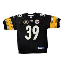 Reebok Pittsburgh Steelers Willie Parker 39 Jersey 75th Anniversary Mens 50 picture