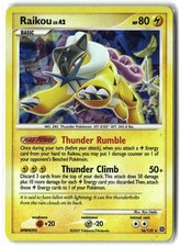 2007 Raikou ⭐️ 16/132 Cracked Ice Holo Rare Secret Wonders Pokemon LP picture