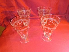 Vintage Fostoria Crystal Sherman Pattern Footed Tumbler 10 oz. Circa 1920s  picture