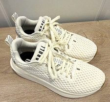 NOBULL Men’s Low Top Lace-Up Athletic Sneakers White/Gray Rubber Outsole picture
