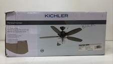 Kichler Renew Premier 52 in. Indoor Satin Black Ceiling Fan with Pull Chains picture