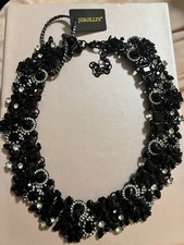 Jerollin Black And White Statement Necklace Special Occasions picture