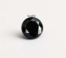 Certified 4 Ct Natural Black Diamond Round Cut Loose Stone Stunning Gem For Ring picture