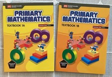BRAND NEW 2 TEXTBOOKS Singapore Math Primary Mathematics 1st Gr Textbook 1A & 1B picture
