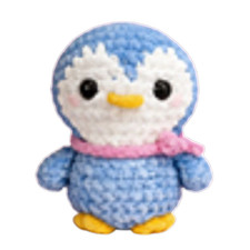 The Gurumi Penguin Crochet Kit, Penguen Örgü Öğrenme Kiti, From Turkiye (Turkey) picture