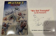 Bill Plympton SC Book Lot - We Eat Tonight and Mutant Aliens picture