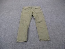 G-Star Raw Pants Mens 34 X 32 Green Logic Relaxed Tapered Outdoor Workwear picture