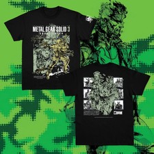 Monarch Wear Metal Gear Solid 3 Snake Eater T-Shirt Kojima Black picture