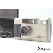 All Works [ TOP MINT ] Contax T2 Titan Silver 35mm Film Camera From TOKYO picture