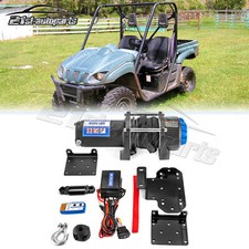 UTV 4500lb Electric Winch Mount Combo Kit For YAMAHA RHINO 450/660/700 2003-13 picture