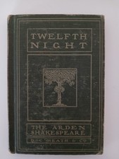 1916 Twelfth Night What You Will Arden Shakespeare D.C. Heath Hardcover Antique picture