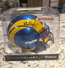 Matthew Stafford Signed Riddell Speed Mini Helmet NFL Los Angeles Rams Fanatics picture