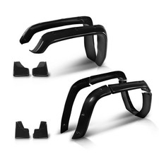 Fits Hummer H3 80mm Fiberglass FRP Fender Flares (8 PCS) + (4Pcs) Mud Flaps picture